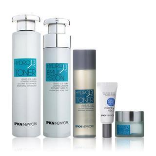 Ipkn - Hydro Set: Toner 150ml + Emulsion 120ml + Toner 100ml + Cream 20g + Hyaluronicacid Volume Mix