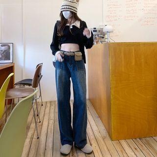 Mid Rise Loose Fit Jeans (various Designs)