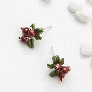 Berry & Leaf Earring