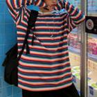 Long-sleeve Striped T-shirt Stripe - Multicolour - One Size