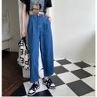 Denim Loose-fit Cropped Jeans