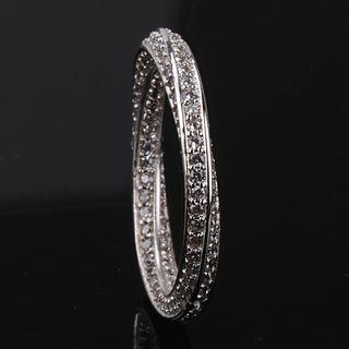 Twisted Rhinestone Ring