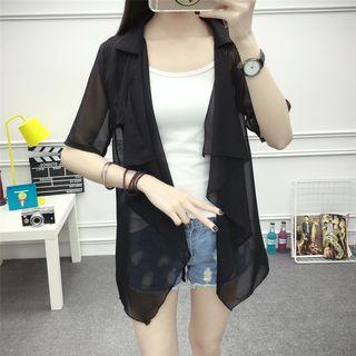 Plain Chiffon Jacket
