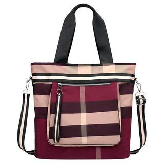 Plaid Carryall Bag