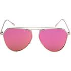 Double Bar Color Lens Sunglasses