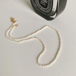 Fresh-water-pearl Necklace Ivory - One Size