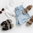 Buckle Double-strap Espadrille Sandals