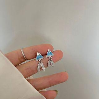 Mountain Drop Earring 1 Pair - Silver - One Size