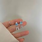 Mountain Drop Earring 1 Pair - Silver - One Size