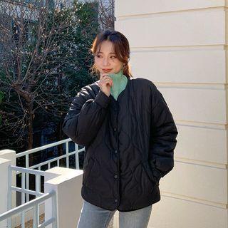 Fleece Quilted Reversible Jacket