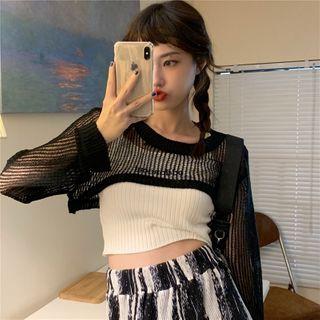 Long-sleeve Knit Top / Tank Top