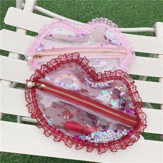 Lip Zip-up Pouch