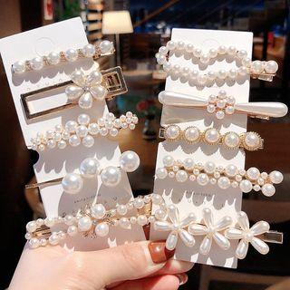 Faux Pearl Hair Clip (assorted Designs)