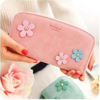 Flower Accent Wallet (2 Sizes)