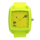 Be A Beginner Time To Be Green Strap Watch