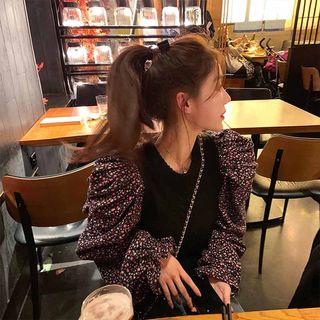 Flower Panel Sweater
