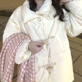 Toggle Padded Jacket White - One Size