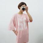 32 Print Mini T-shirt Dress