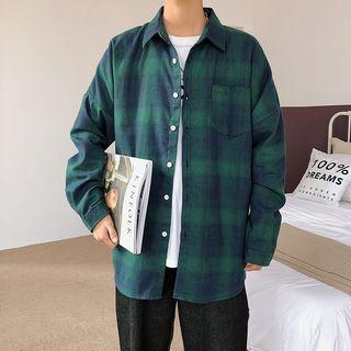 Gingham Shirt Jacket