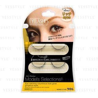D-up - Models Selections Eyelashes Duex Eyes (#906 Rich Eyes) 2 Pairs