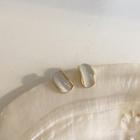 Faux Cat Eye Stone Earring 1 Pair - As Shown In Figure - One Size