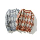 Argyle Plaid Sweater