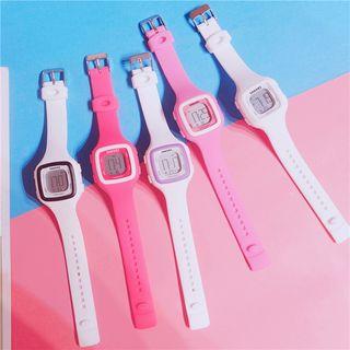 Square Dial Digital Watch