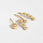 Embossed Alloy Disc Hair Pin