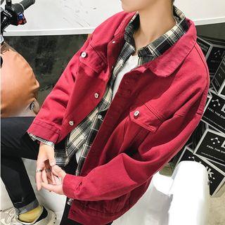 Lettering Loose Jacket