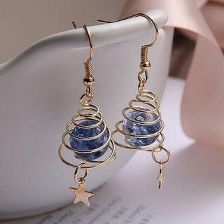 Swirl Hook Earring 1 Pair - One Size