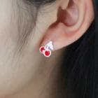 S925 Silver Cherry Earrings