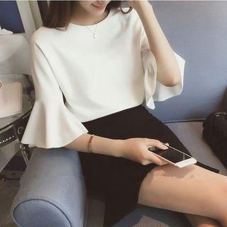 Bell Elbow-sleeve T-shirt