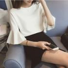 Bell Elbow-sleeve T-shirt
