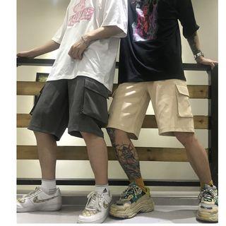 Couple Matching Wide-leg Cargo Pants
