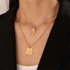 Layered Necklace 22108 - Gold - One Size