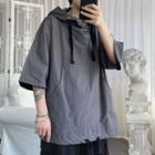3/4-sleeve Utility Hoodie