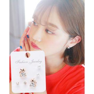 Cat Ear Stud Set (6 Pcs)