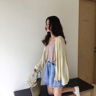 Tie-front Chiffon Jacket
