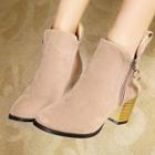 Chunky-heel Zip Ankle Boots