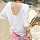 Cutaway-back M Lange T-shirt