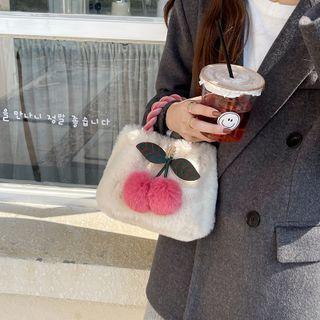 Pom Pom Handbag Off-white - One Size