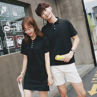 Short-sleeve Couple Matching Polo Shirt / Polo Dress