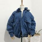 Padded Denim Jacket Blue - 72 X 130