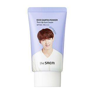 The Saem - Eco Earth Power Tone Up Sun Cream Spf50+ Pa++++ 50g (seventeen Edition Mingyu) Mingyu