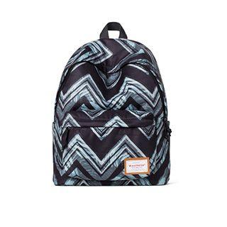 Chevron Nylon Backpack