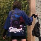 Vintage Logo Long Sleeve Lightweight Cardigan As Shown In Figure - One Size