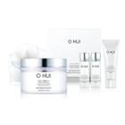O Hui - Extreme White Sleeping Mask Set: Sleeping Mask 100ml + Skin Softener 20ml + Emulsion 20ml + Cleansing Foam 40ml 4pcs