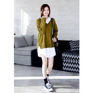 V-neck Boxy-fit Sweater