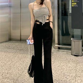 Boot Cut Pants / Camisole Top / Light Jacket