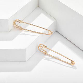 Pin Earring 8729 - 1 Pair - Gold - One Size